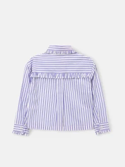 Angel & Rocket Chemise à rayures et col corsage Clearance