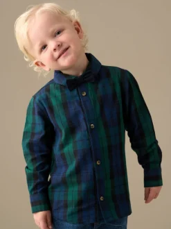 Angel & Rocket Chemise Abel à carreaux avec nœud cravate Online