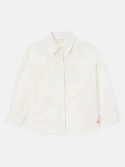 Angel & Rocket Chemise Adelle à imprimé cœur à volants Hot