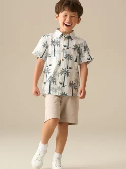 Angel & Rocket Chemise Jamie Palm Rayure SS Best