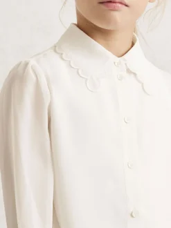 Reiss Chemise boutonnée à bord festonné Elia Sale