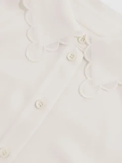 Reiss Chemise boutonnée à bord festonné Elia Sale