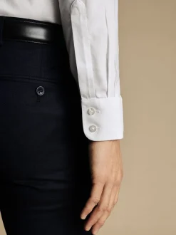 Charles Tyrwhitt Chemise Oxford extra slim non Iron Royal 100% coton