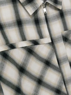 Reiss Chemises Carreaux oversize Ulla % coton 100 Outlet