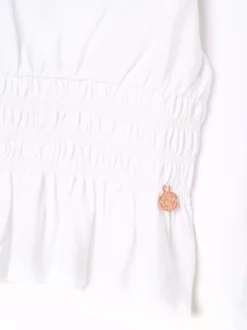 Angel & Rocket Chemisier Cassie à manches longues à fronces Hot