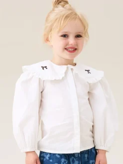 Angel & Rocket Chemisier Poura à col brodé Online