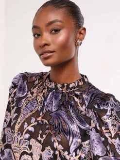 Lipsy Chemisier à col montant New