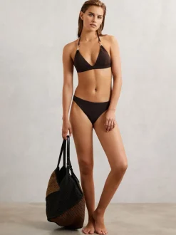 Reiss chocolat - Haut de bikini triangle dos nu Riah Sale