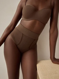 Next Chocolat Nude - Slips gainants fermes sans coutures pour le contrôle du ventre Sale