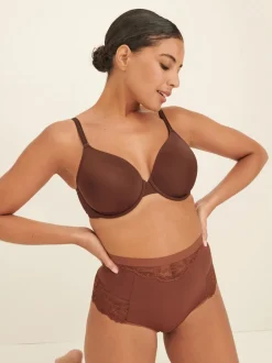 Next Chocolat Nude - Tongs taille haute légers et modelants pour le contrôle de l'abdomen 2 Pack Outlet