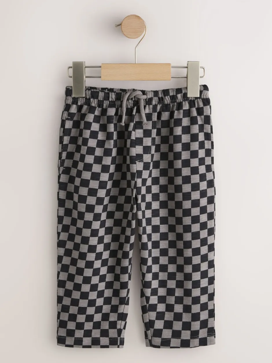 Next Ciment noir et damier - Pack de Joggings Rayure 3 (3mois-7ans) Clearance