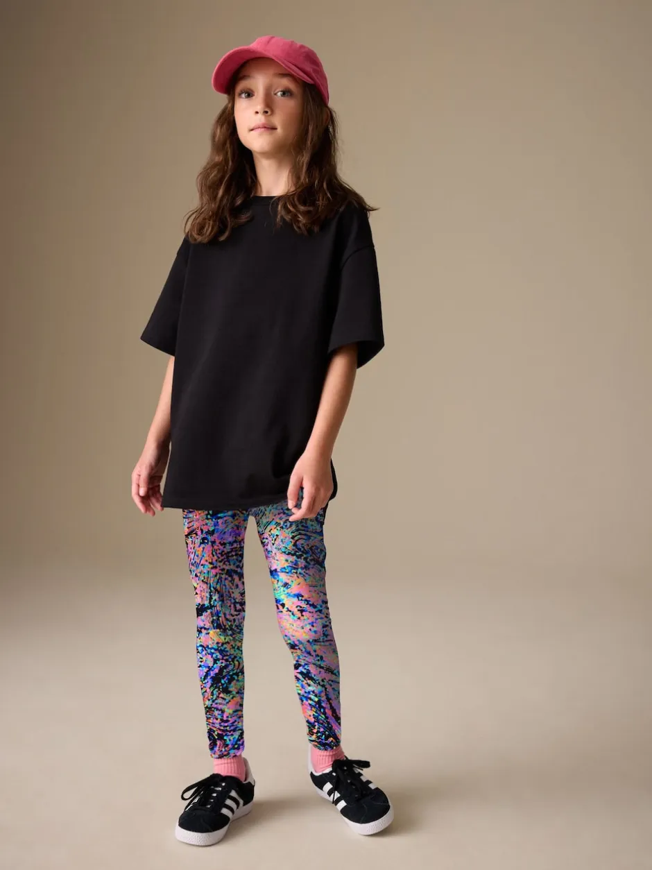 Next - Leggings (3-16ans) Éclaboussures multicolores