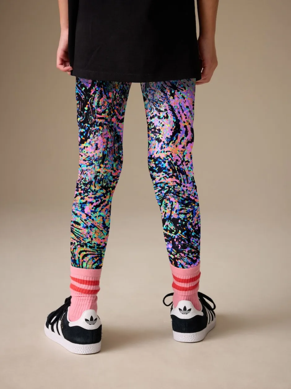 Next - Leggings (3-16ans) Éclaboussures multicolores