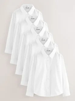 Clarks 5 Lot Chemises d’école pour filles Discount