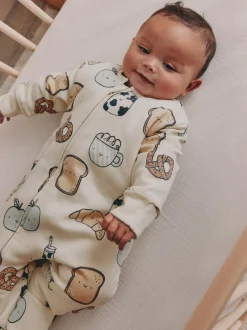 Next Club du petit-déjeuner écru - 2.5 TOG Combinaison de nuit matelassée Bébé Best