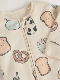 Next Club du petit-déjeuner écru - 2.5 TOG Combinaison de nuit matelassée Bébé Best