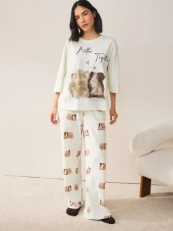 Next - Pyjama en jersey à manches courtes Cochon d'Cream Discount