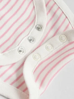 Next Coeur rose - Bébé Manches courtes Bodysuits 5 Pack Clearance