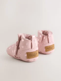Next Coeur rose - Bottes Pull-On Bébé en daim (0-24mths) Online