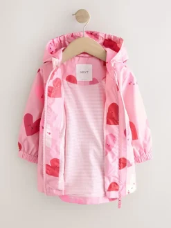 Next Coeur rose - Veste Cagoule imprimée imperméable (3 mois-7 ans) Online