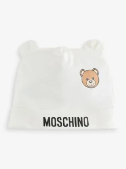 Moschino Coffret cadeau bébé avec chapeau et bavoir à logo avec coffret cadeau Clearance