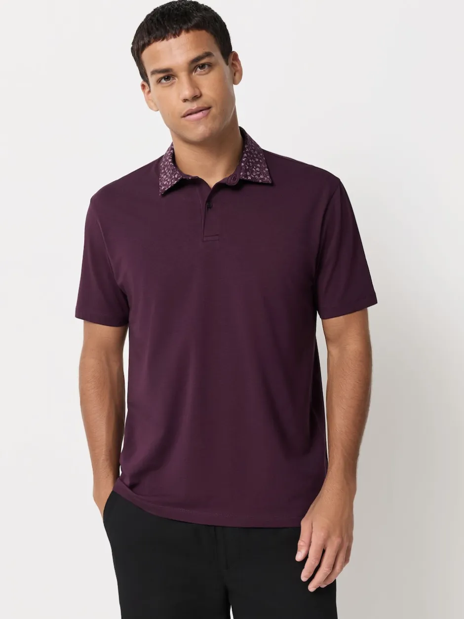 Next - Polo en jersey Manches courtes 3 Pack Col imprimé baies Best