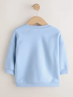 Next - Sweat imprimé All-over Col rond (3mois -7ans) Collants bleus que j’aime Discount