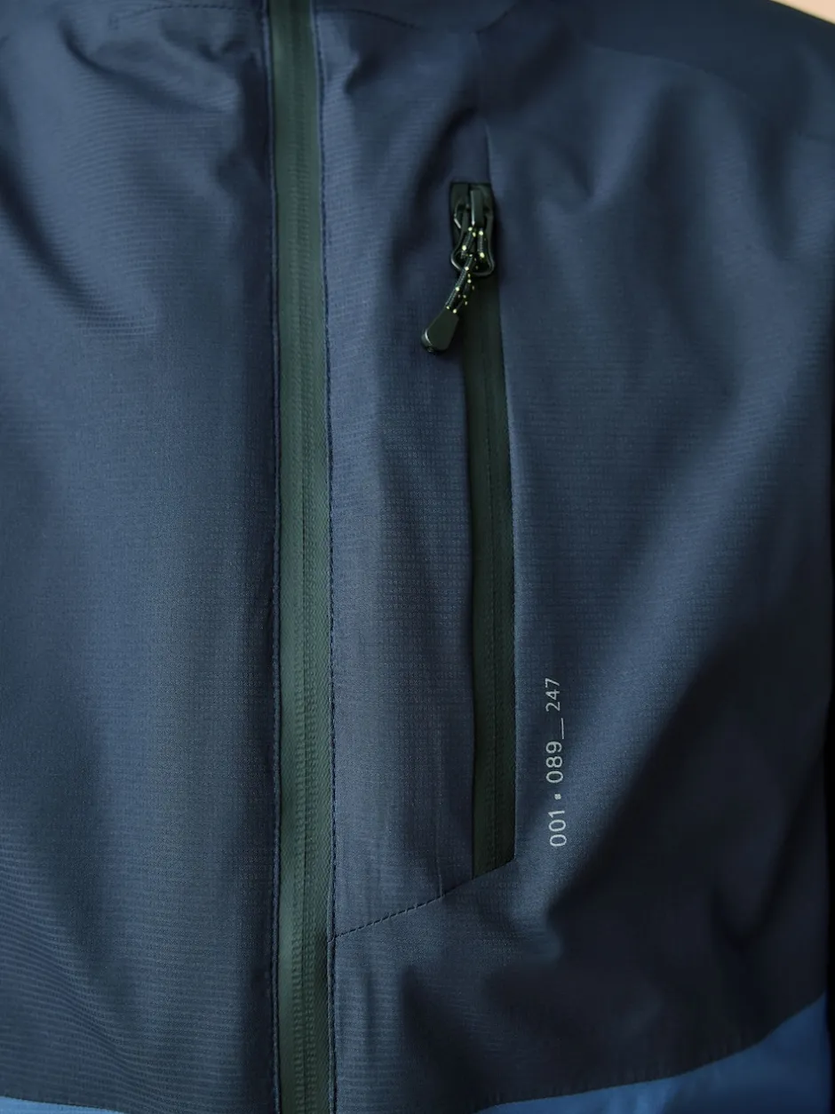 Next color block bleu - Manteau matelassé intérieur imperméable (3-16ans)