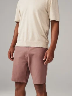 Next Coloris pastel - - Short chino extensible 4 Pack Ajustement droit Outlet