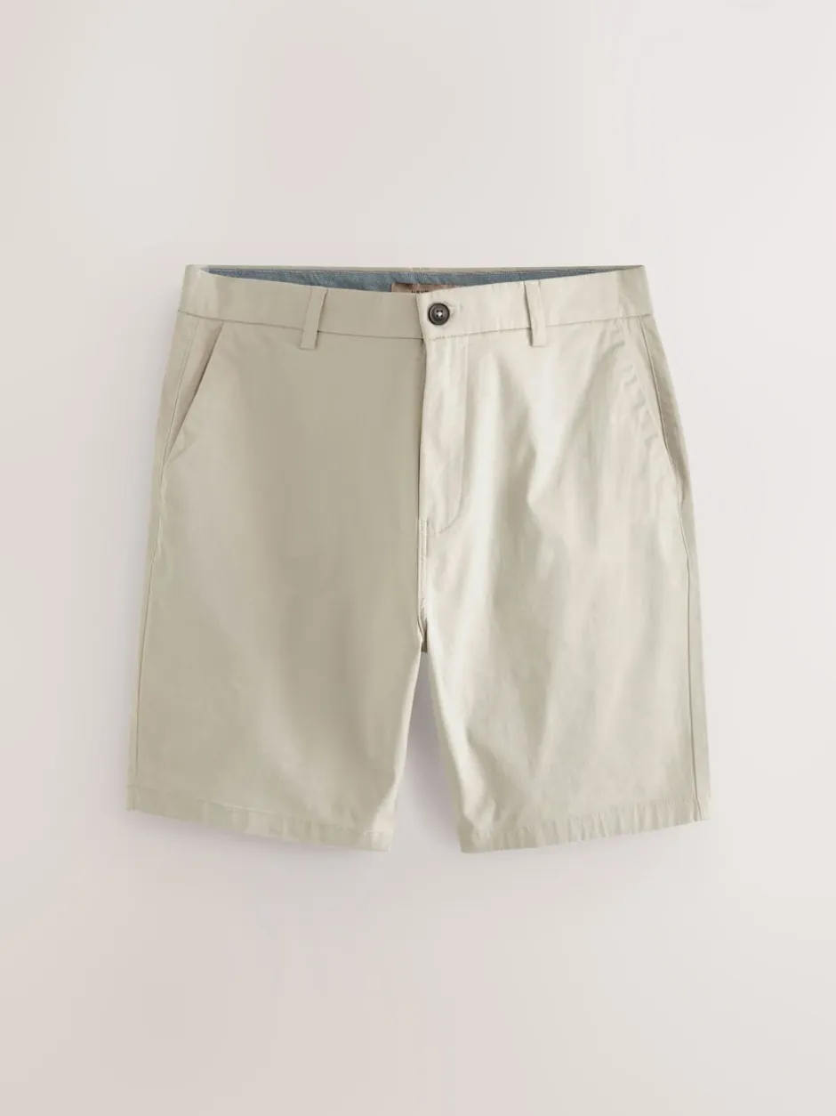 Next Coloris pastel - - Short chino extensible 4 Pack Ajustement droit Outlet