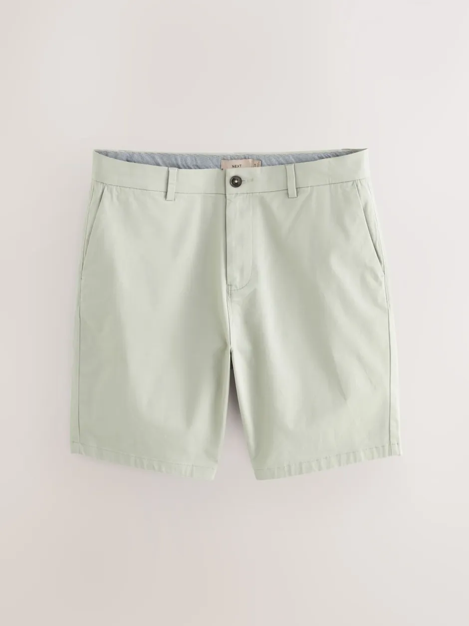 Next Coloris pastel - - Short chino extensible 4 Pack Ajustement droit Outlet