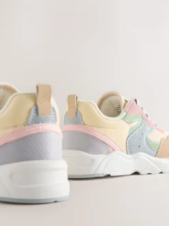 Next Coloris pastel - Baskets color block à lacets Clearance