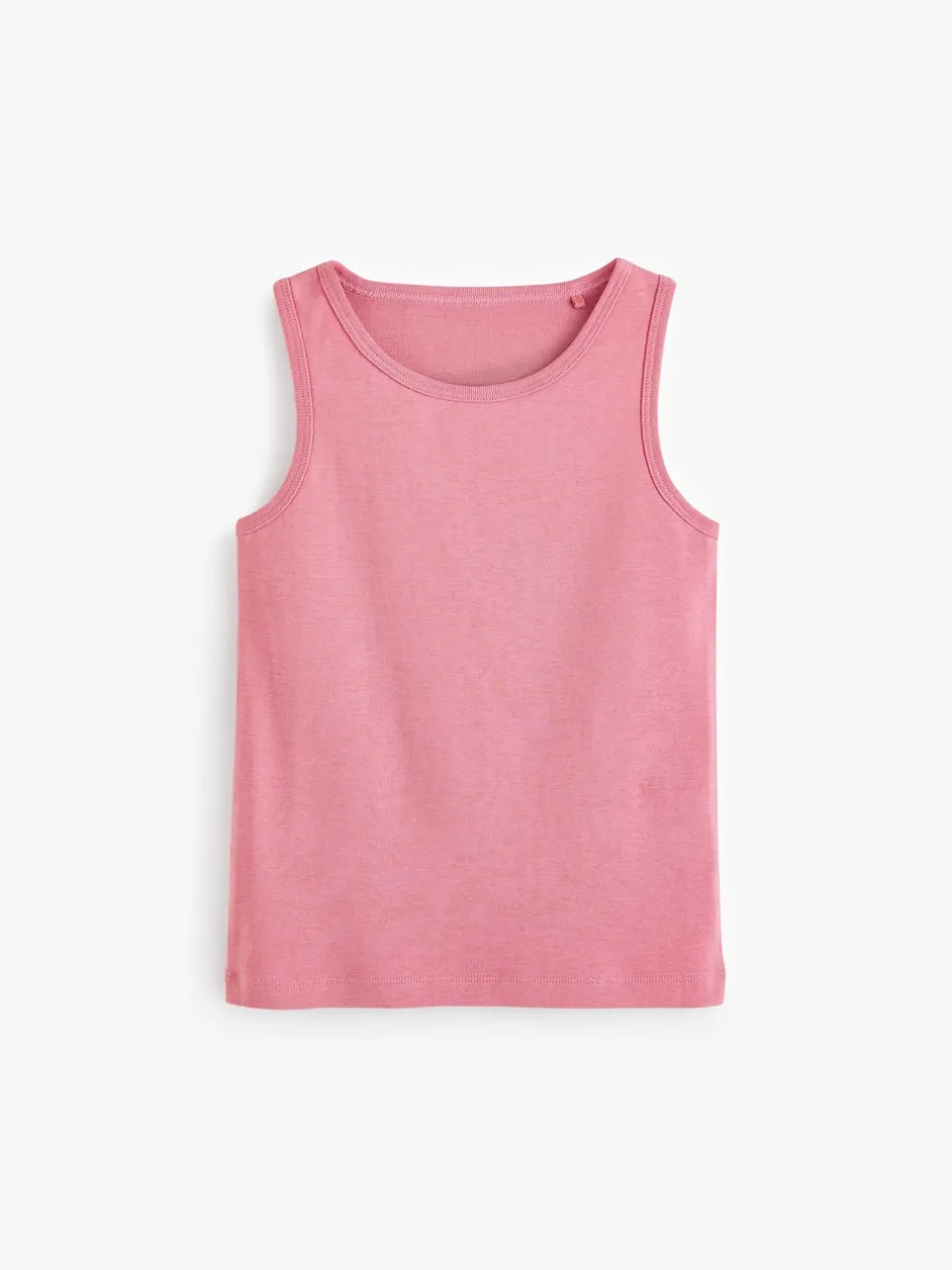 Next Coloris pastel - Lot de 5 débardeurs 100 % coton (1.5-16ans) Best