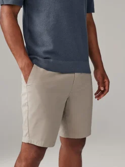 Next Coloris pastel - - Short chino extensible 4 Pack Slim Fit (Slim Fit) New