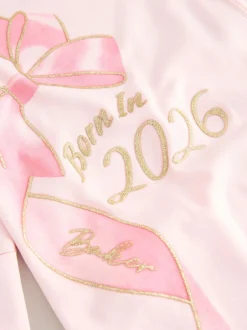 Baker by Ted Baker Combinaison de nuit rose Born In 2026 à nœud en ruban