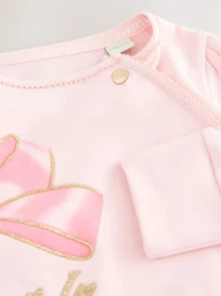 Baker by Ted Baker Combinaison de nuit rose Born In 2026 à nœud en ruban