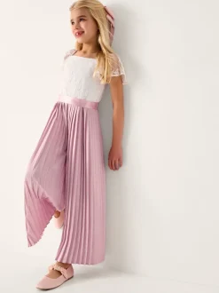 Monsoon Combinaison plissée en dentelle Sale