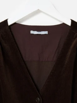 Oliver Bonas Combinaison en velours côtelé à Col en V Ceinturée Clearance