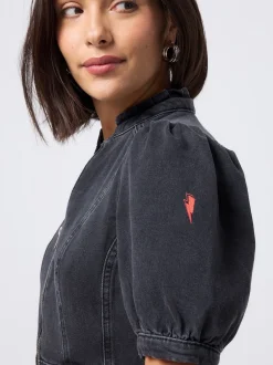 SCAMP & DUDE Combinaison en Denim zippée sur le devant Discount