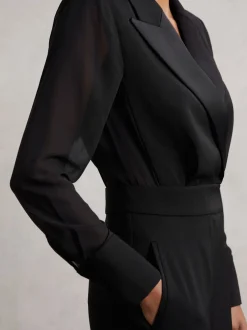 Reiss Combinaison smoking Perla à manches transparentes Hot