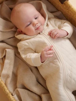 Purebaby Combinaison zippée matelassée en coton Sale