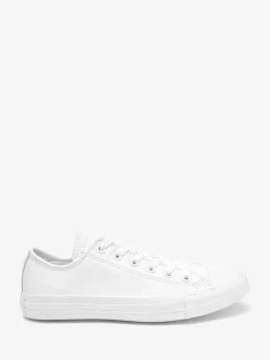 Converse Chuck Taylor All Stars Leather Ox Trainers Discount