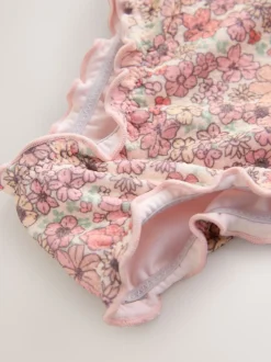 Next Corail Rose Ditsy Fleuri - Maillot de bain Lettuce Edge (3mois-7ans) Sale