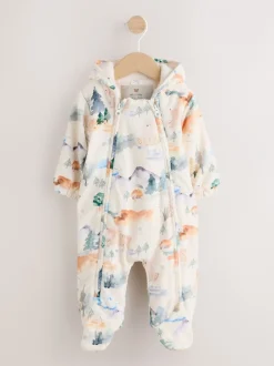 Next Cordon imprimé Animal bleu Woodland - Combinaison bébé (0mois-2ans) Online