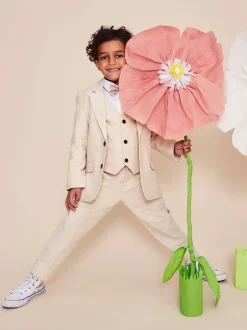 Monsoon Costume élégant en lin Blend 4 pièces Sale