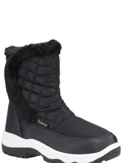 Cotswolds Butterrow Wellingtons noires Hot