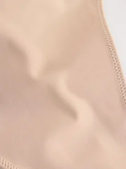 Next Couleur praline - Body plongeant sans dos à bretelles multidirectionnelles Clearance