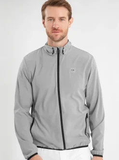 Calvin Klein Golf Coupe-vent Argent Motion zippé Hot