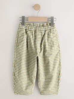 Next Court Harlequin Vert/Bleu - Pantalon à enfiler Barrel (3mois7ans) (3mois à7ans)