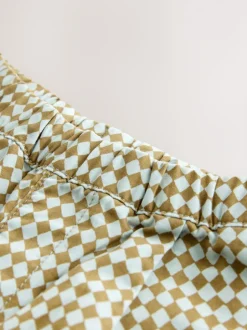 Next Court Harlequin Vert/Bleu - Pantalon à enfiler Barrel (3mois7ans) (3mois à7ans)